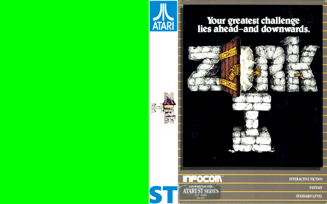 Zork 1 - The Great Underground Empire — box-texture (US)