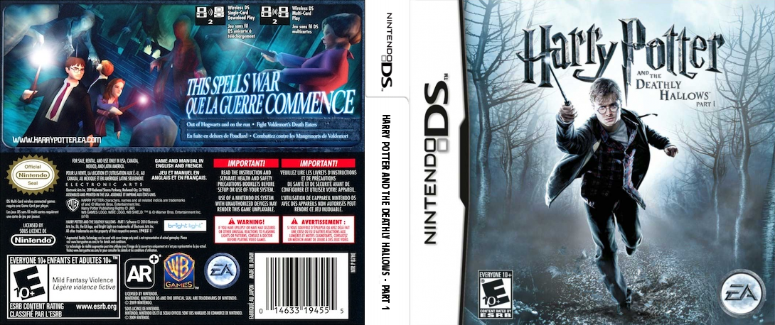Harry Potter and the Deathly Hallows - Part 1 — box-texture (US)