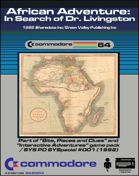 African Adventure : In Search of Dr. Livingston box art