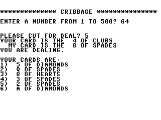 Cribbage — ss (WOR)
