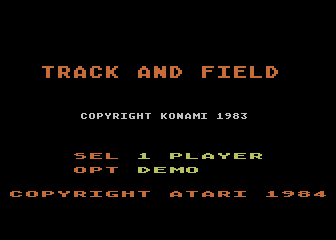 Track And Field — sstitle (WOR)