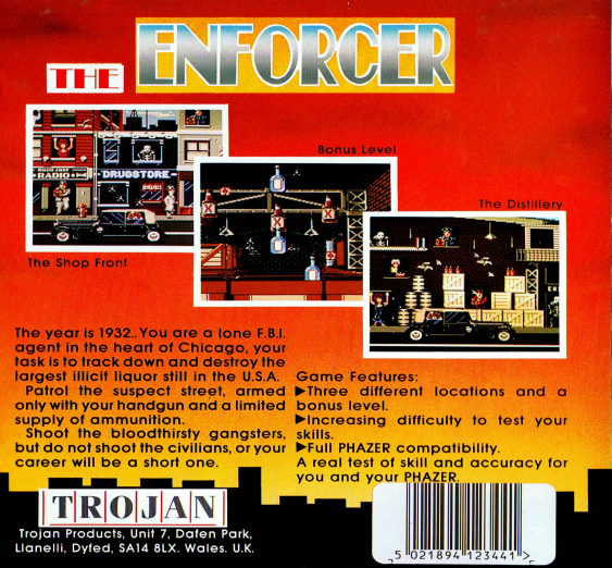 Enforcer, The — box-2D-back (EU)