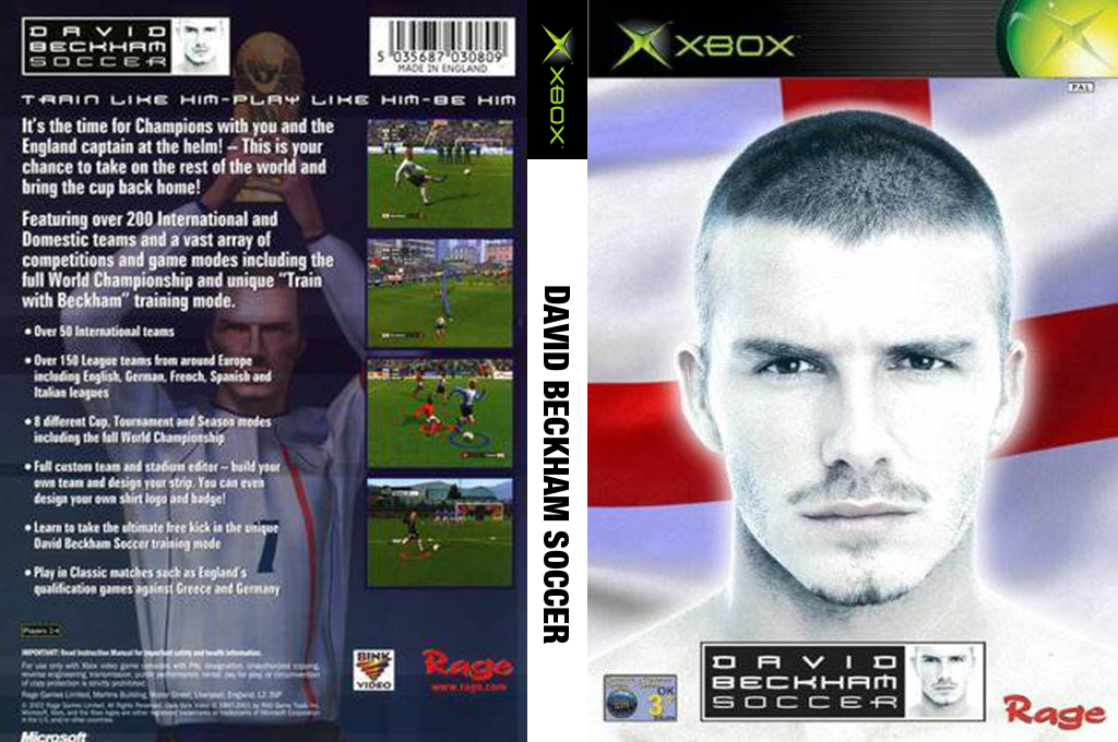David Beckham Soccer — box-texture (UK)