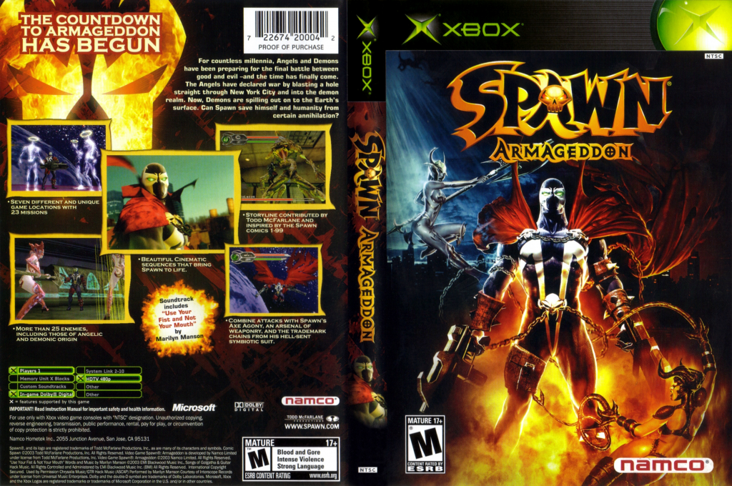 Spawn - Armageddon — box-texture (US)