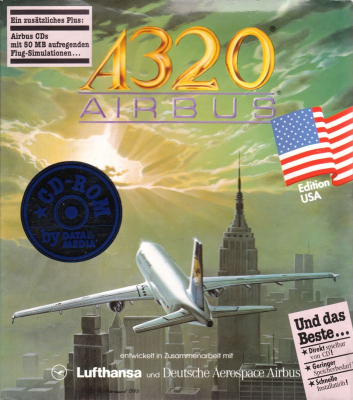 A320 Airbus - Edition USA box art