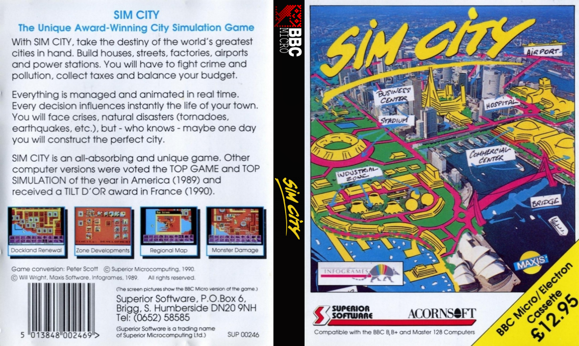 Sim City — box-texture (EU)