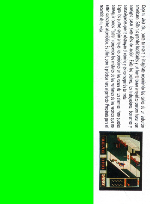 Paperboy — box-2D-back (SP)
