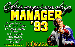 Championship Manager '93 — sstitle (EU)
