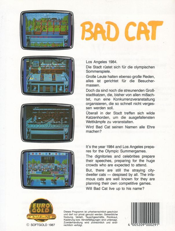 Bad Cat — box-2D-back (EU)