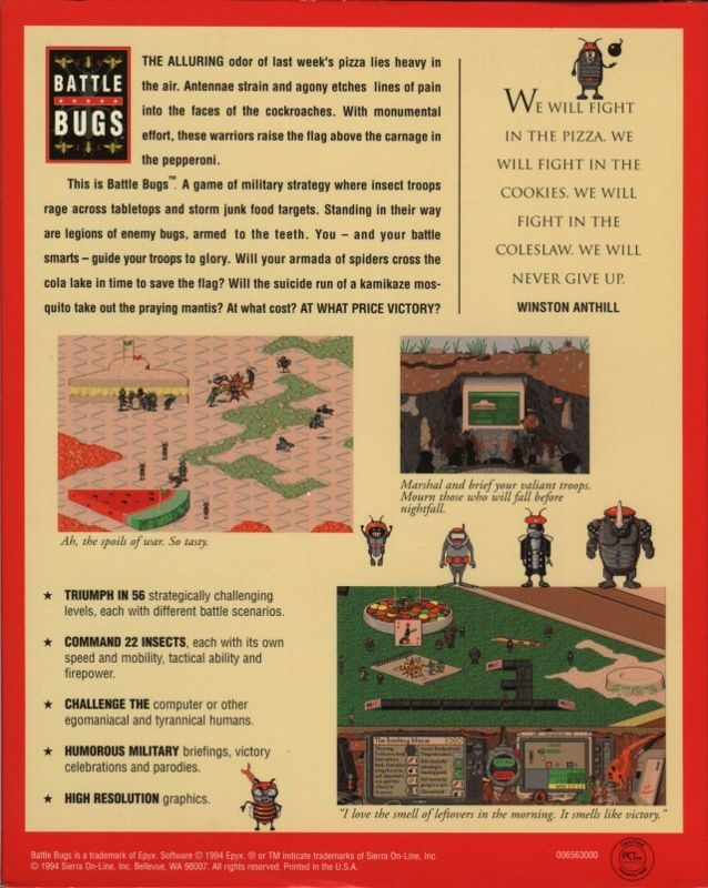 Battle Bugs — box-2D-back (US)
