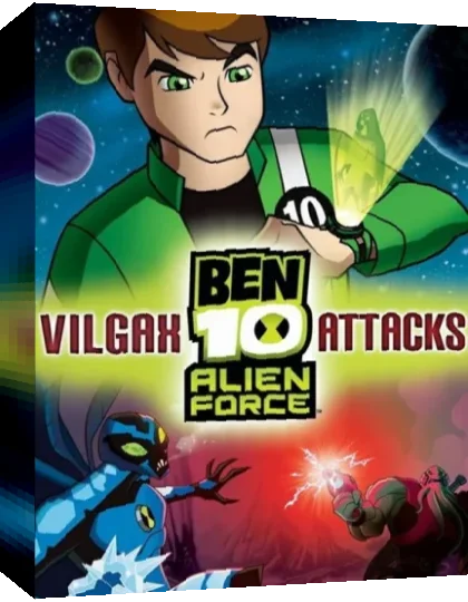 Ben 10 - Alien Force - Vilgax Attacks — box-3D (WOR)