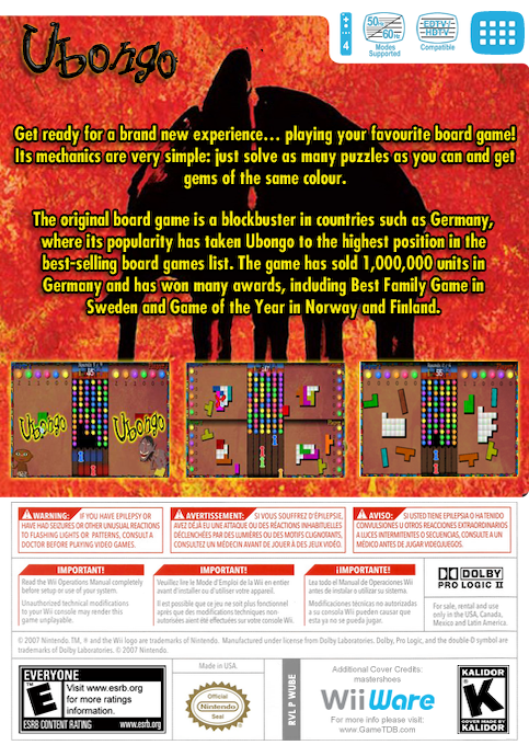 Ubongo — box-2D-back (US)