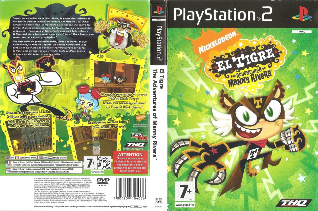 Tigre - The Adventures Of Manny Rivera, El — box-texture (FR)