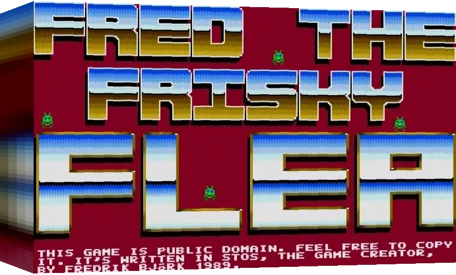 Fred The Frisky Flea — box-3D (WOR)