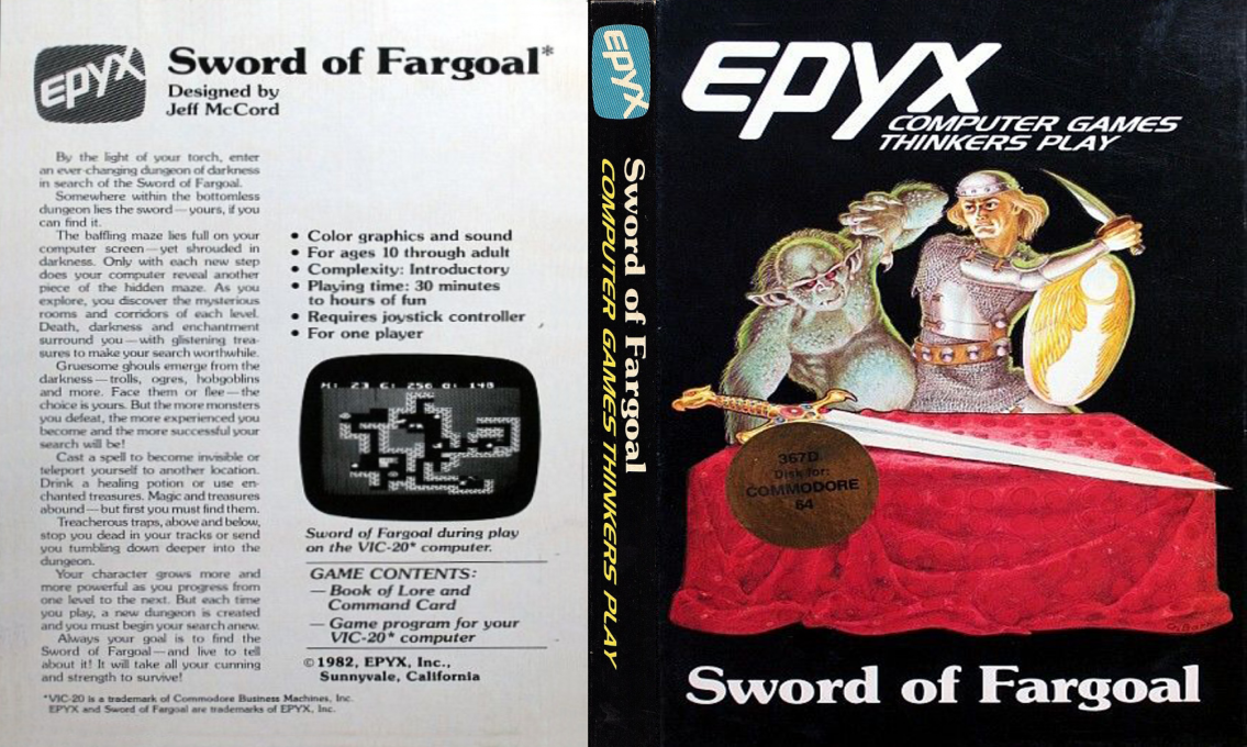 The Sword of Fargoal — box-texture (US)