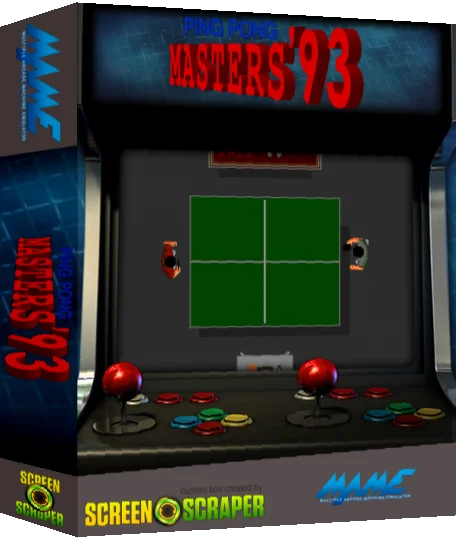 Ping Pong Masters '93 — box-3D (SS)
