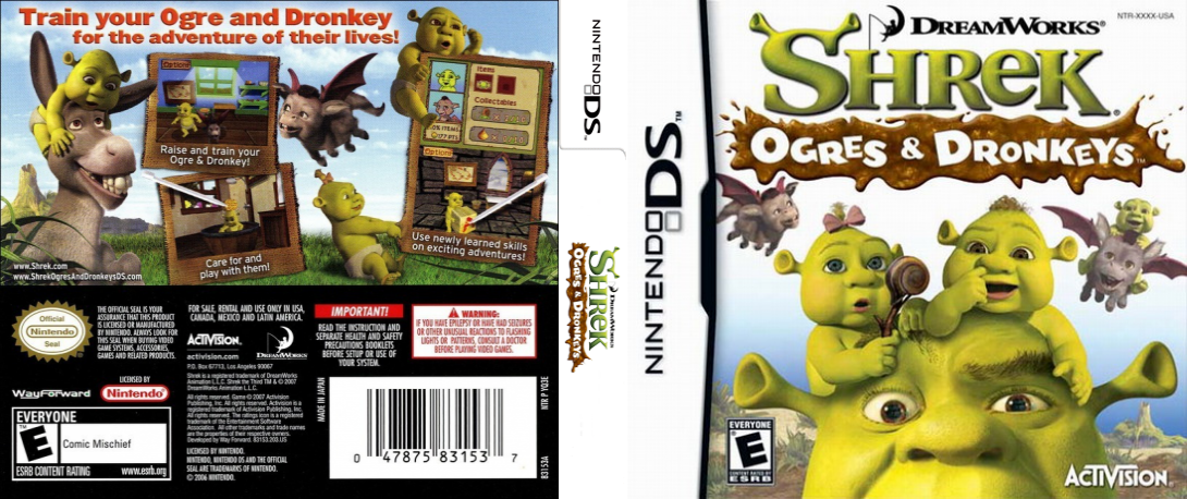 Shrek - Orchetti e Ciuchini — box-texture (US)