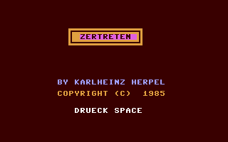 Zertreten — sstitle (DE)