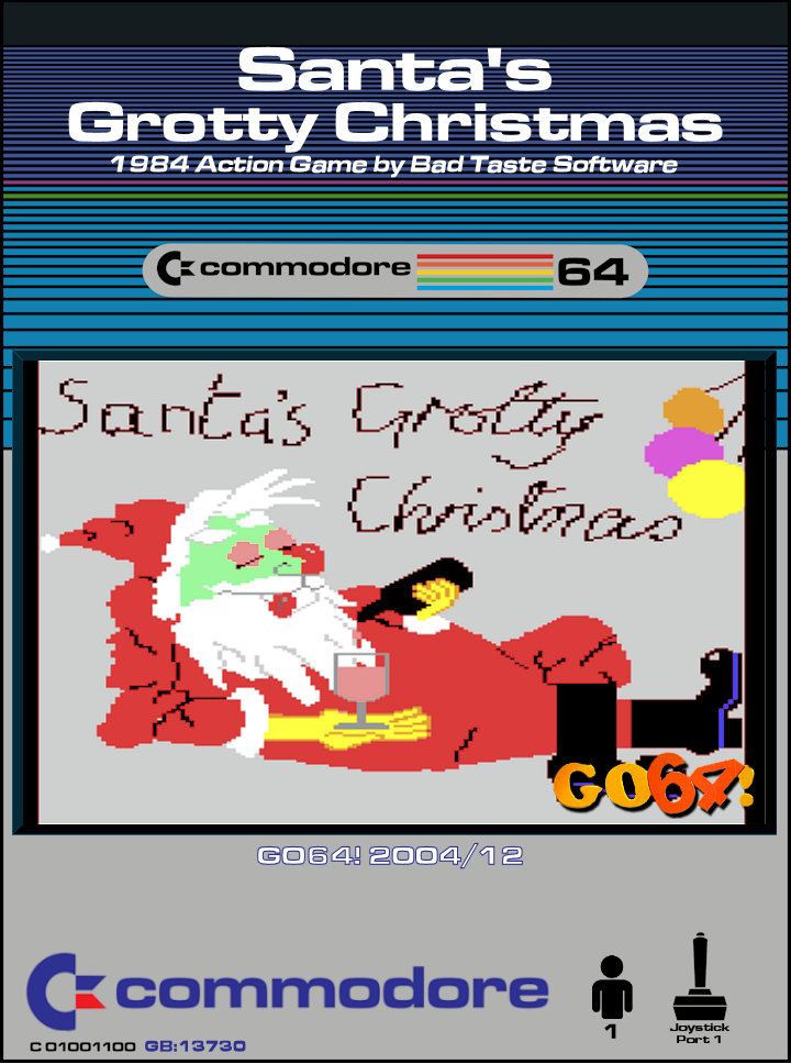 Santa's Grotty Christmas box art