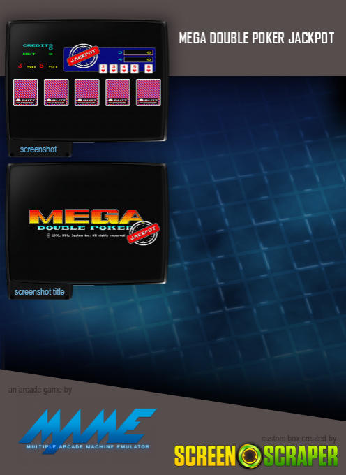Mega Double Poker Jackpot — box-2D-back (SS)
