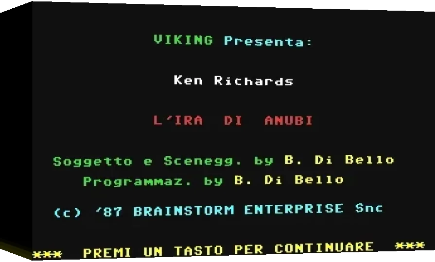 Ken Richards : L'Ira di Anubi — box-3D (WOR)