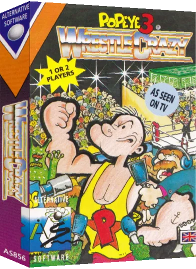Popeye 3 - WrestleCrazy — box-3D (EU)