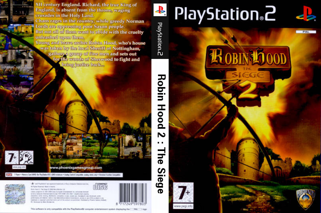 Robin Hood 2 - The Siege — box-texture (EU)
