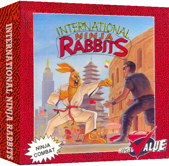 International Ninja Rabbits — box-3D (EU)