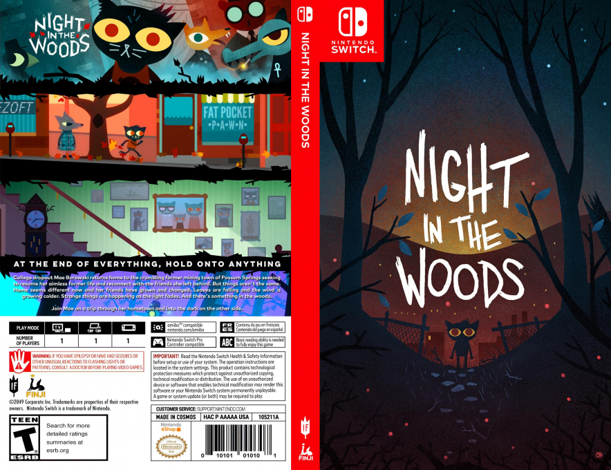 Night In The Woods — box-texture (US)