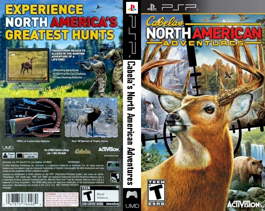 Cabela's North American Adventures — box-texture (US)