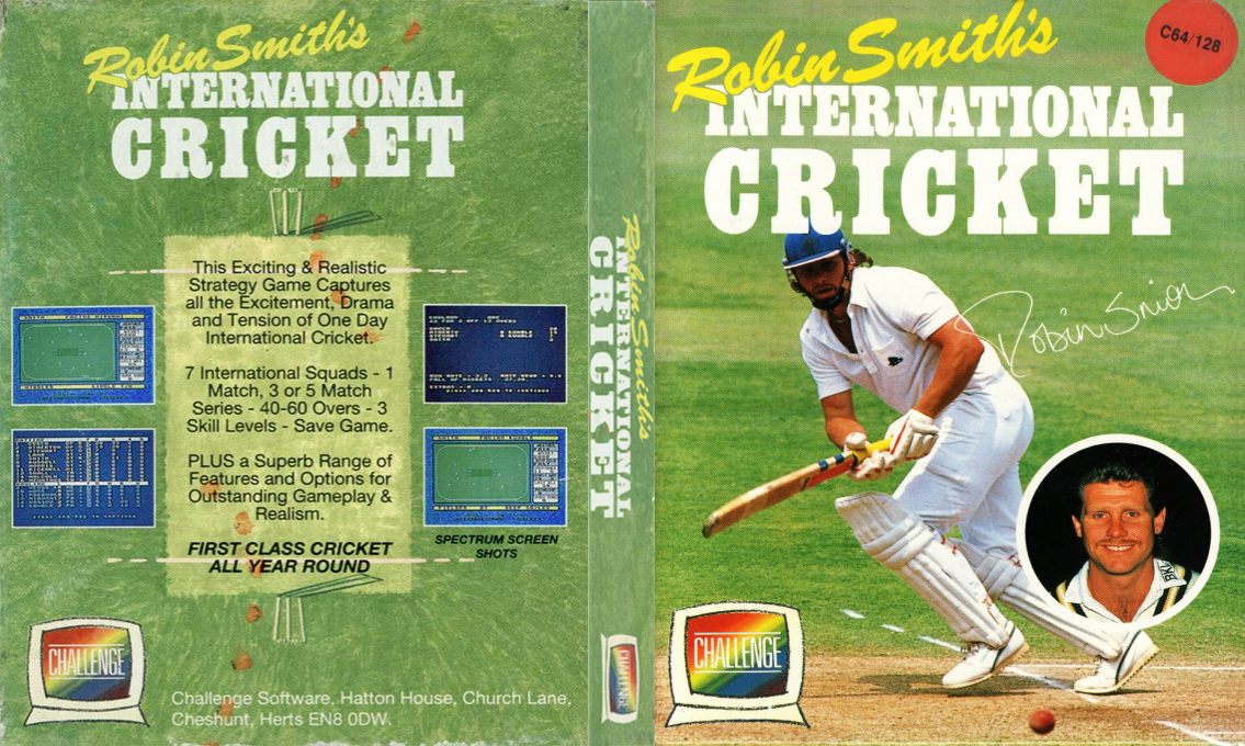 Robin Smith's International Cricket — box-texture (EU)