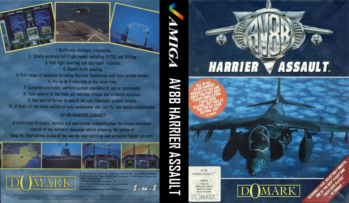 AV8B Harrier Assault — box-texture (EU)