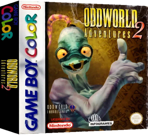 Oddworld Adventures 2 — box-3D (EU)