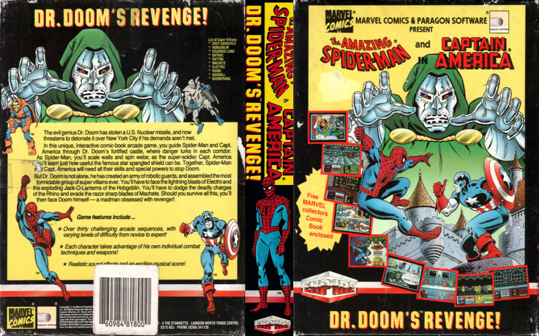 Amazing Spider-Man And Captain America In Dr. Doom's Revenge!, The — box-texture (EU)