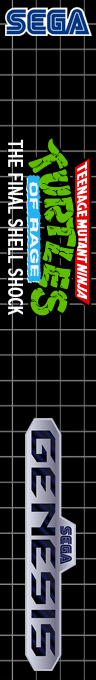 TMNT Of Rage : The Final Shell Shock — box-2D-side (SS)