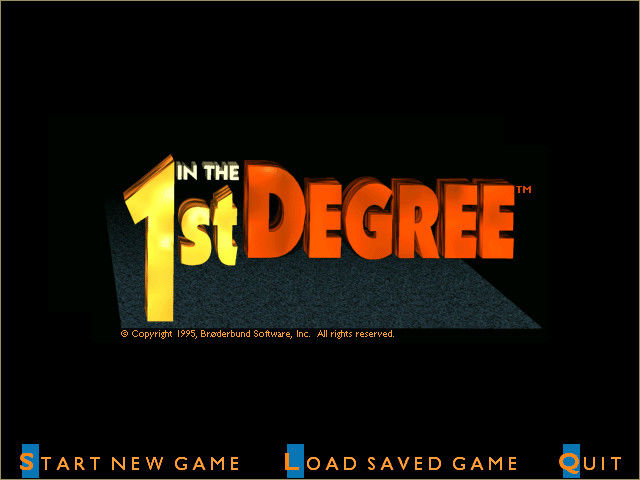 In the 1st Degree — sstitle (WOR)