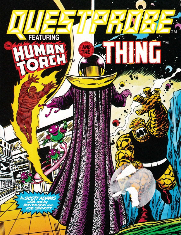 Questprobe Featuring The Human Torch And The Thing box art