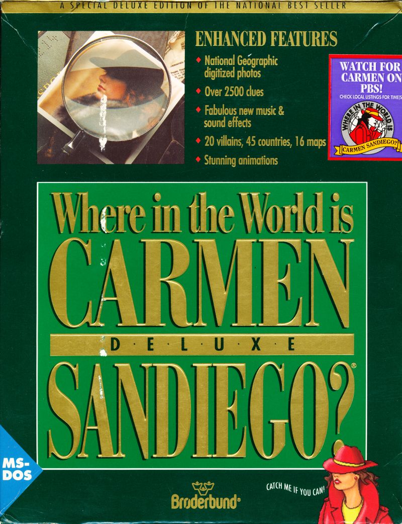 Where in the World Is Carmen Sandiego? Deluxe Edition box art