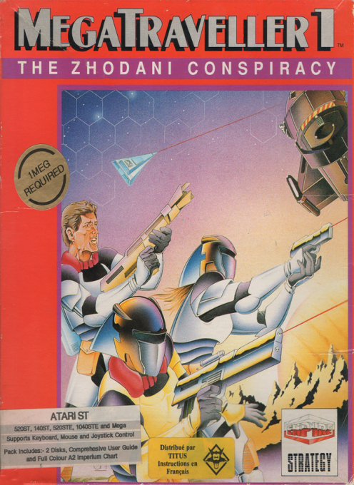 MegaTraveller 1 - The Zhodani Conspiracy box art