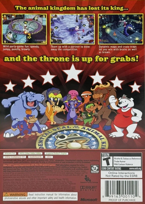 Hail to the Chimp — box-2D-back (US)