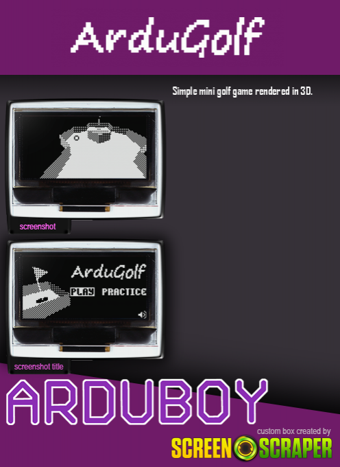 ArduGolf - 18-Hole Mini Golf — box-2D-back (SS)