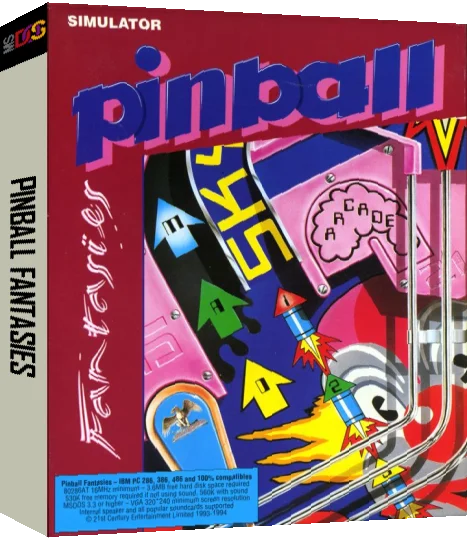 Pinball Fantasies — box-3D (EU)