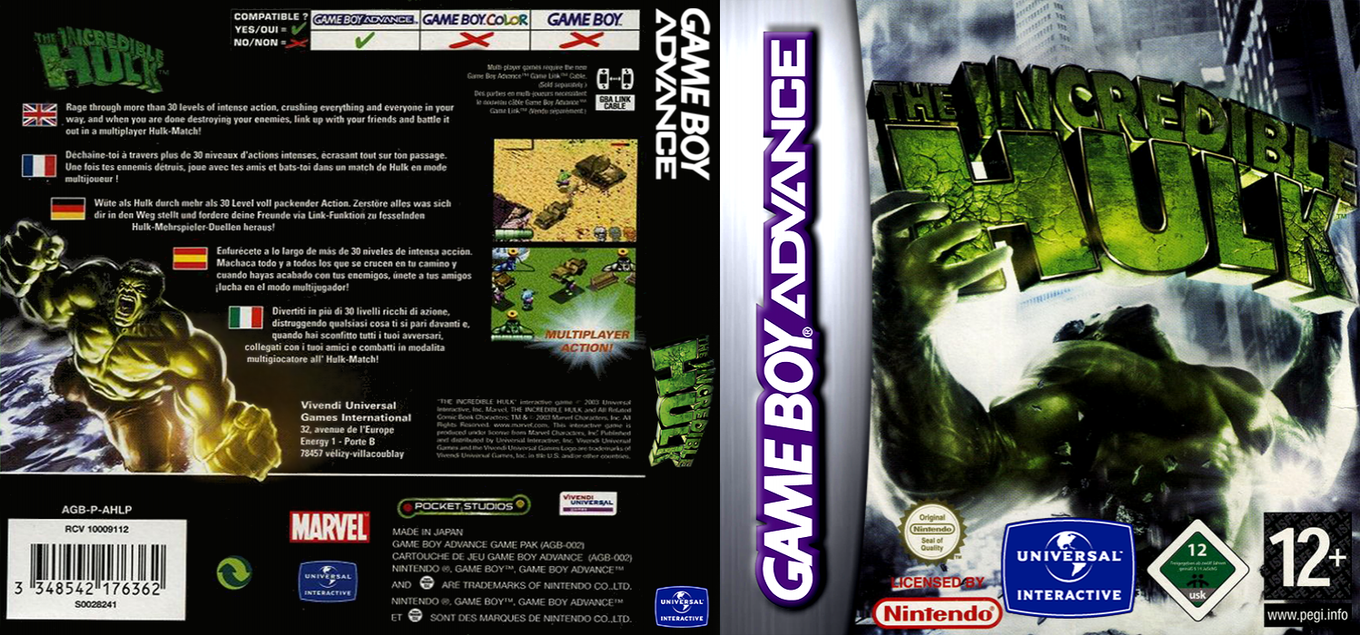 Incredible Hulk, The — box-texture (EU)