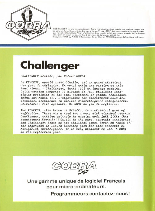 Challenger — box-2D-back (FR)