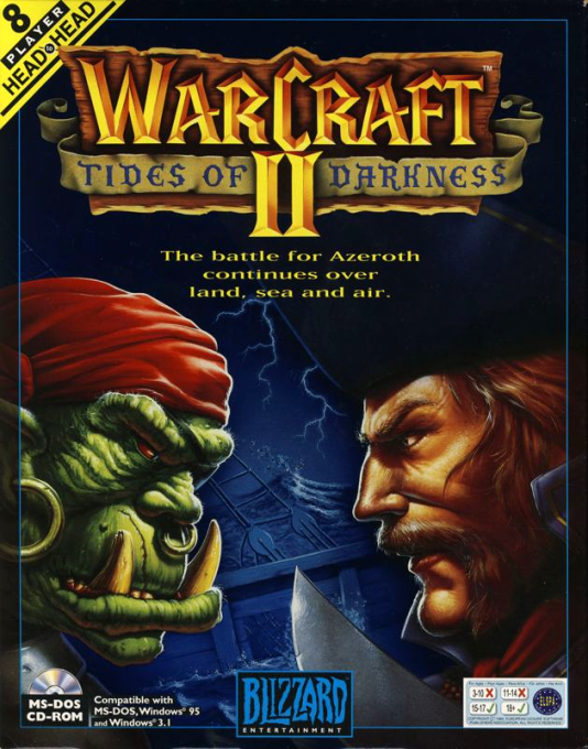 Warcraft 2 - Tides Of Darkness — box-2D (EU)