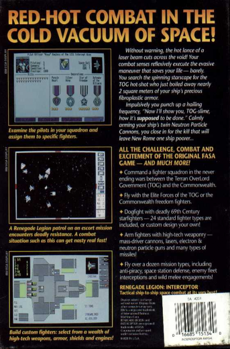 Renegade Legion - Interceptor — box-2D-back (US)