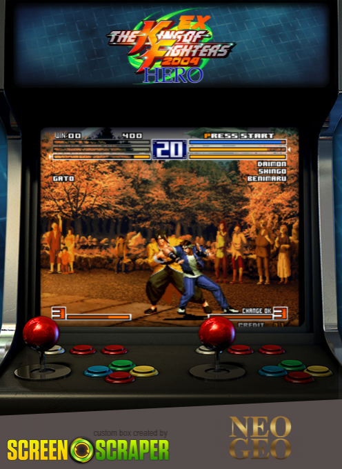 The King of Fighters 2004 EX Hero box art