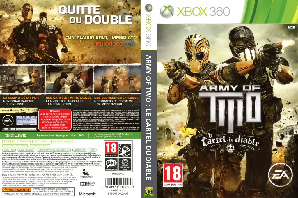 Army of Two - The Devil's Cartel — box-texture (FR)