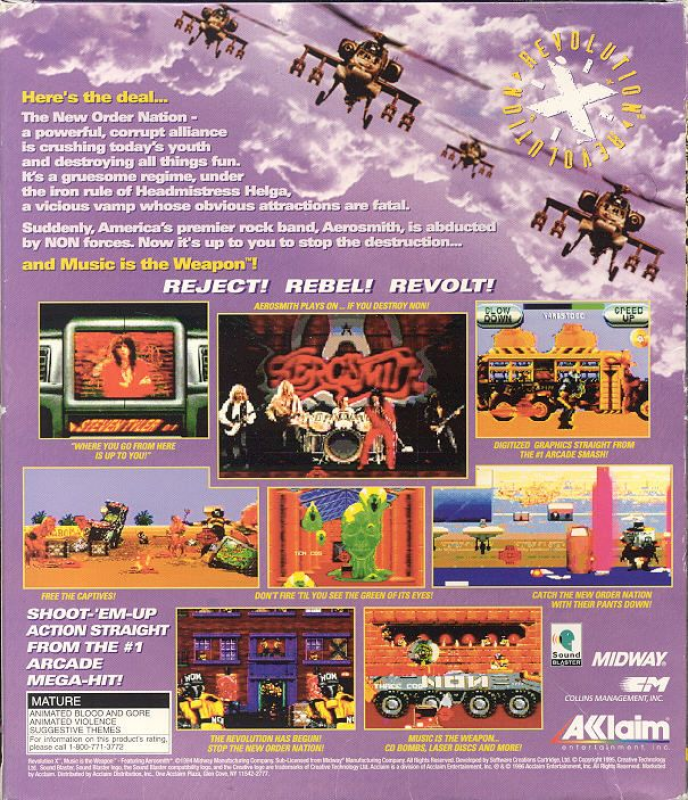 Revolution X — box-2D-back (US)