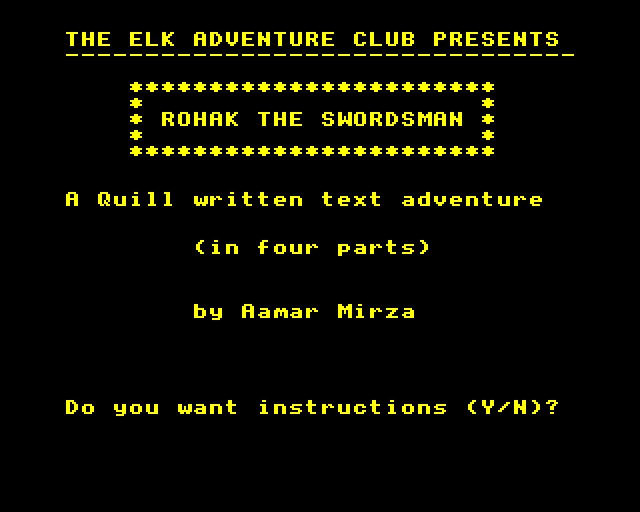 Rohak The Swordsman — sstitle (EU)